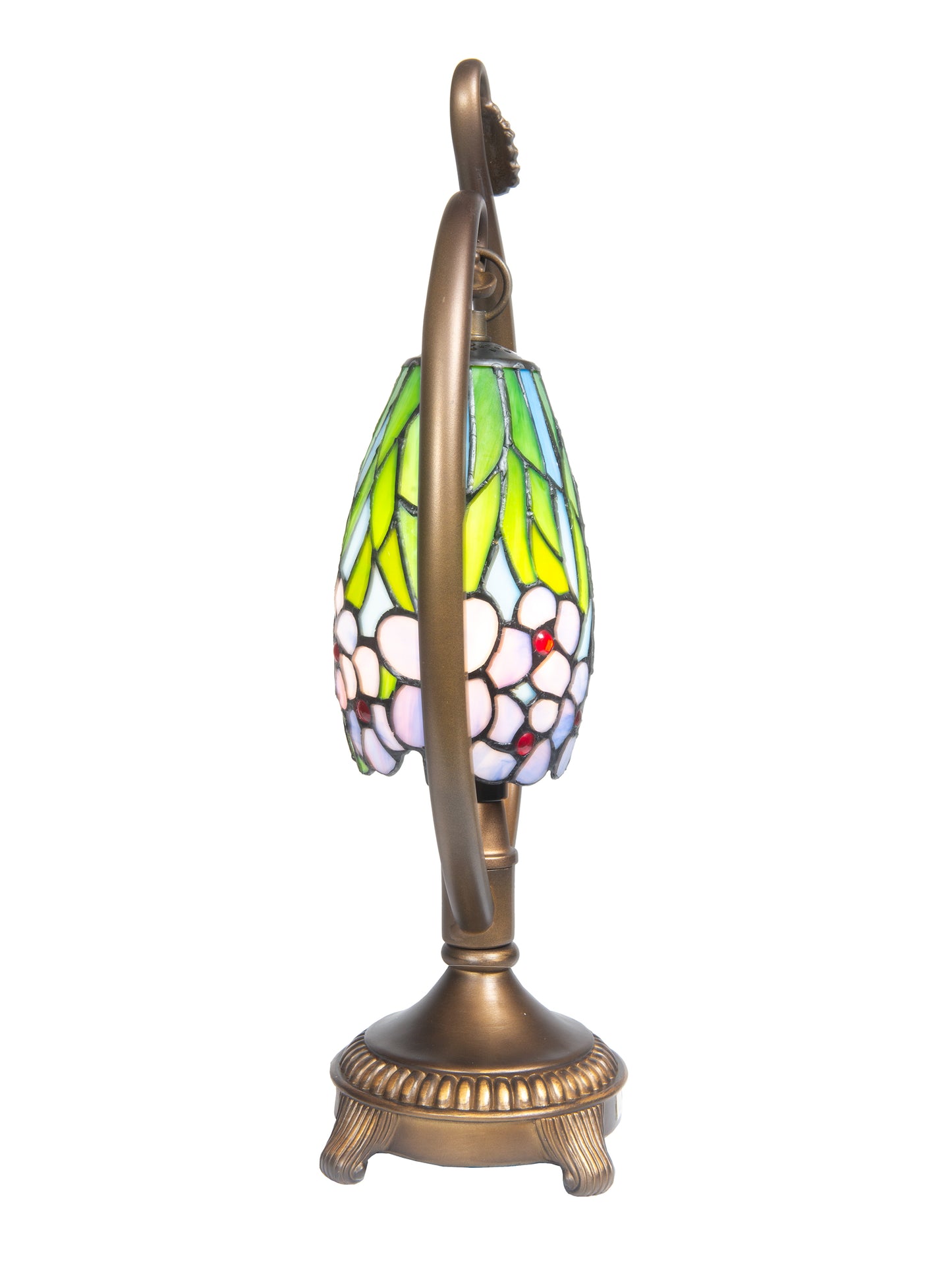 Grove Floral Tiffany Accent Lamp