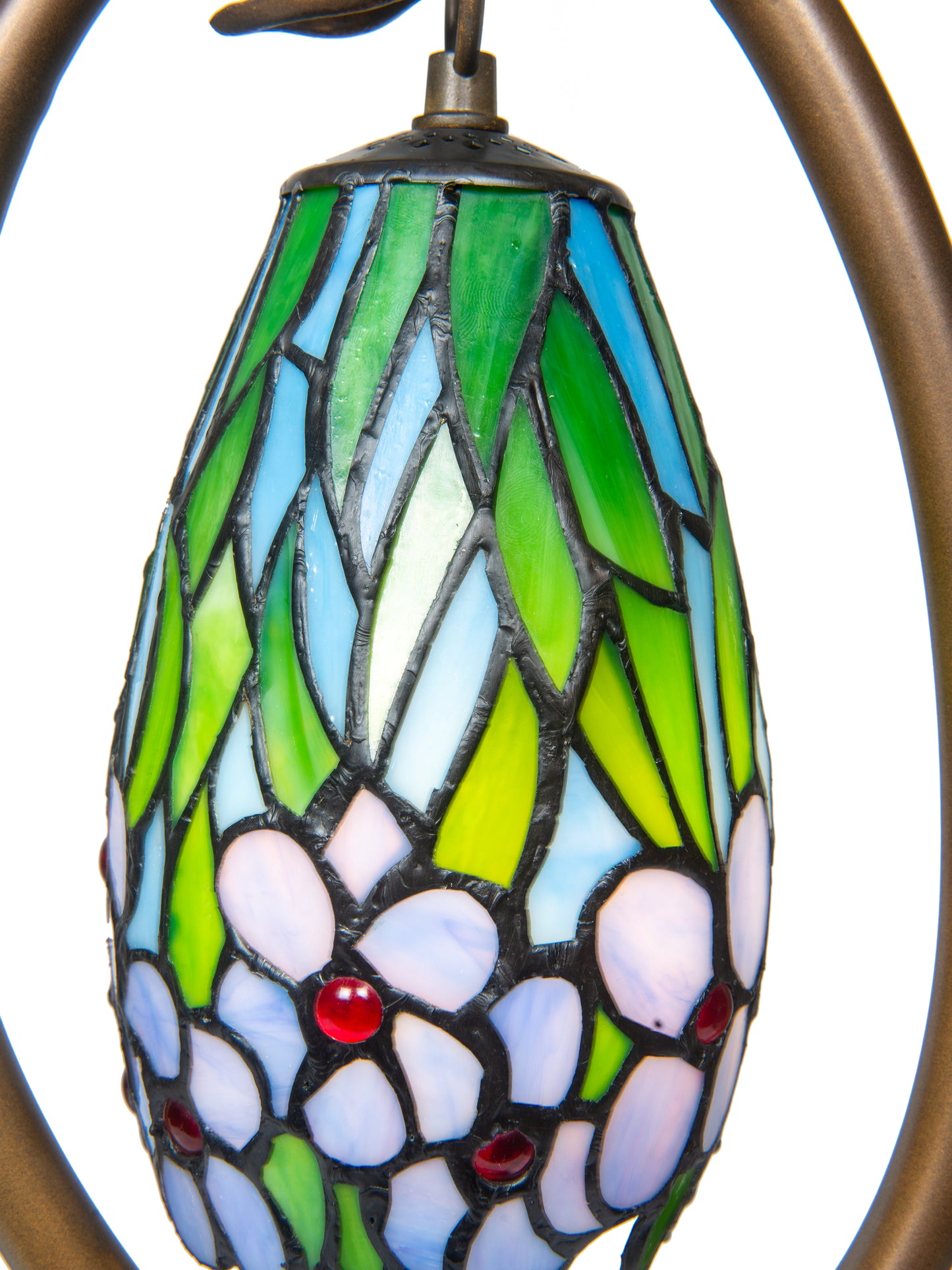 Grove Floral Tiffany Accent Lamp