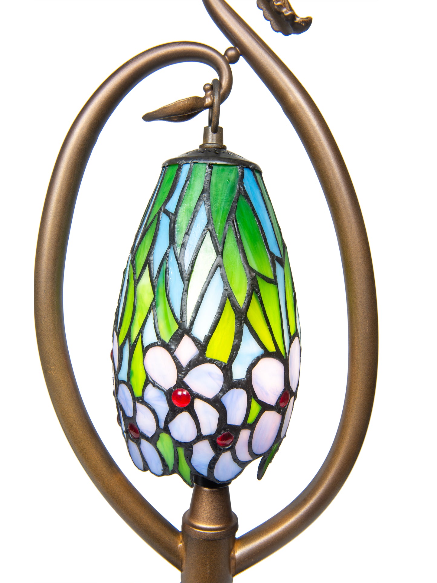 Grove Floral Tiffany Accent Lamp
