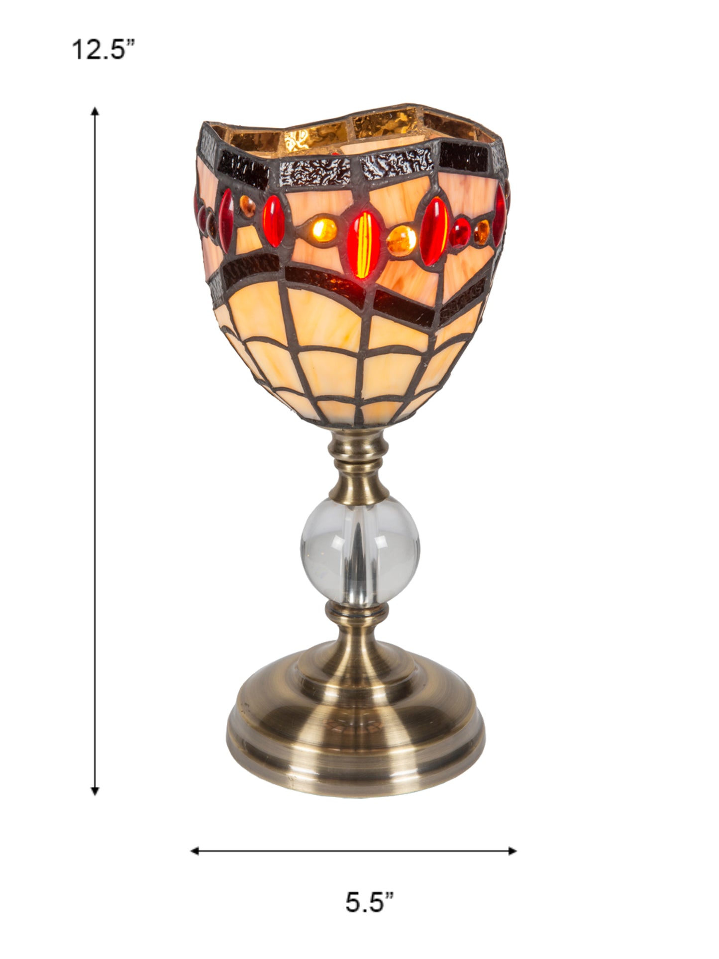 Fall River Tiffany Accent Lamp