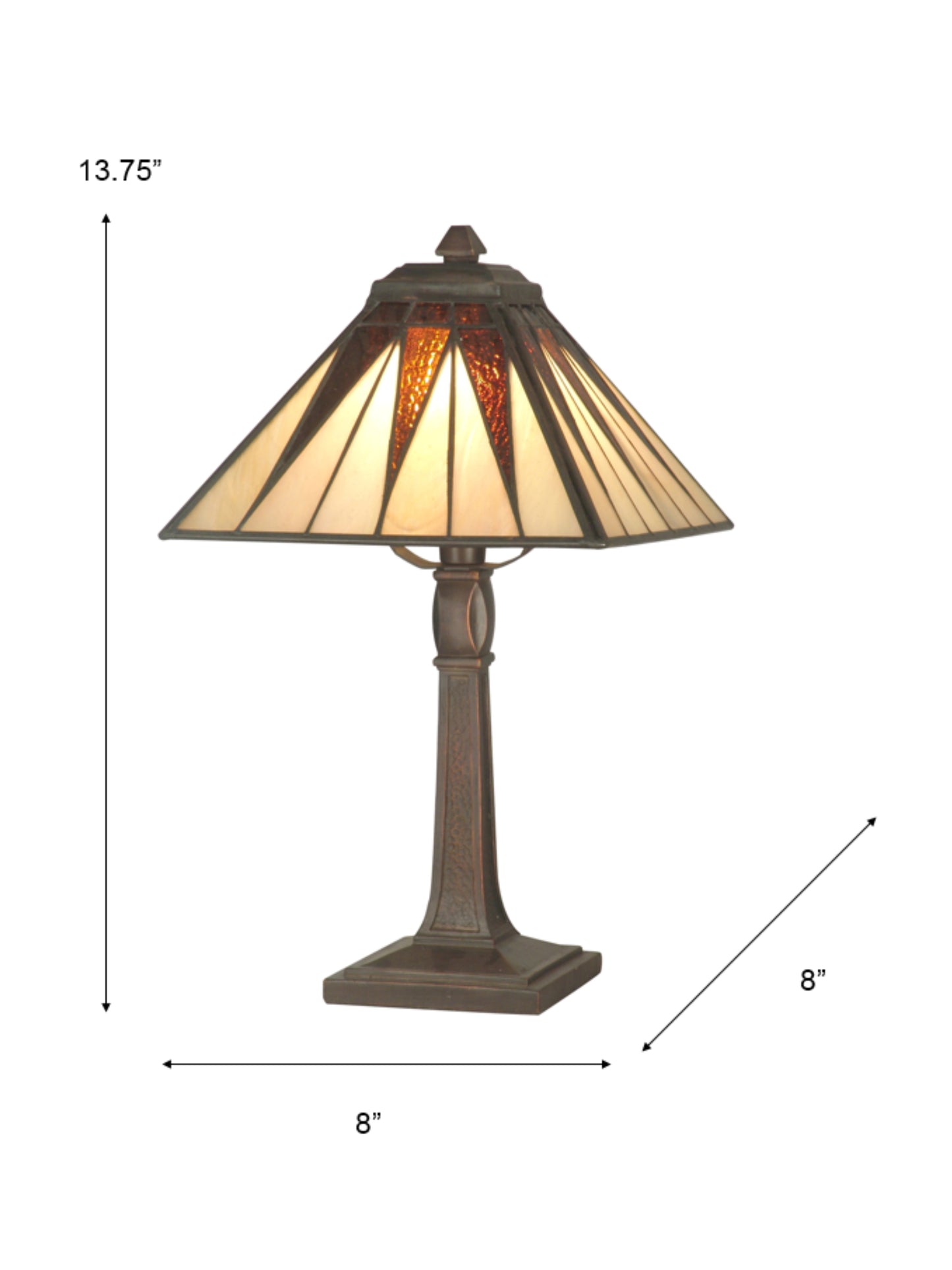 Cooper Mission Tiffany Accent Lamp