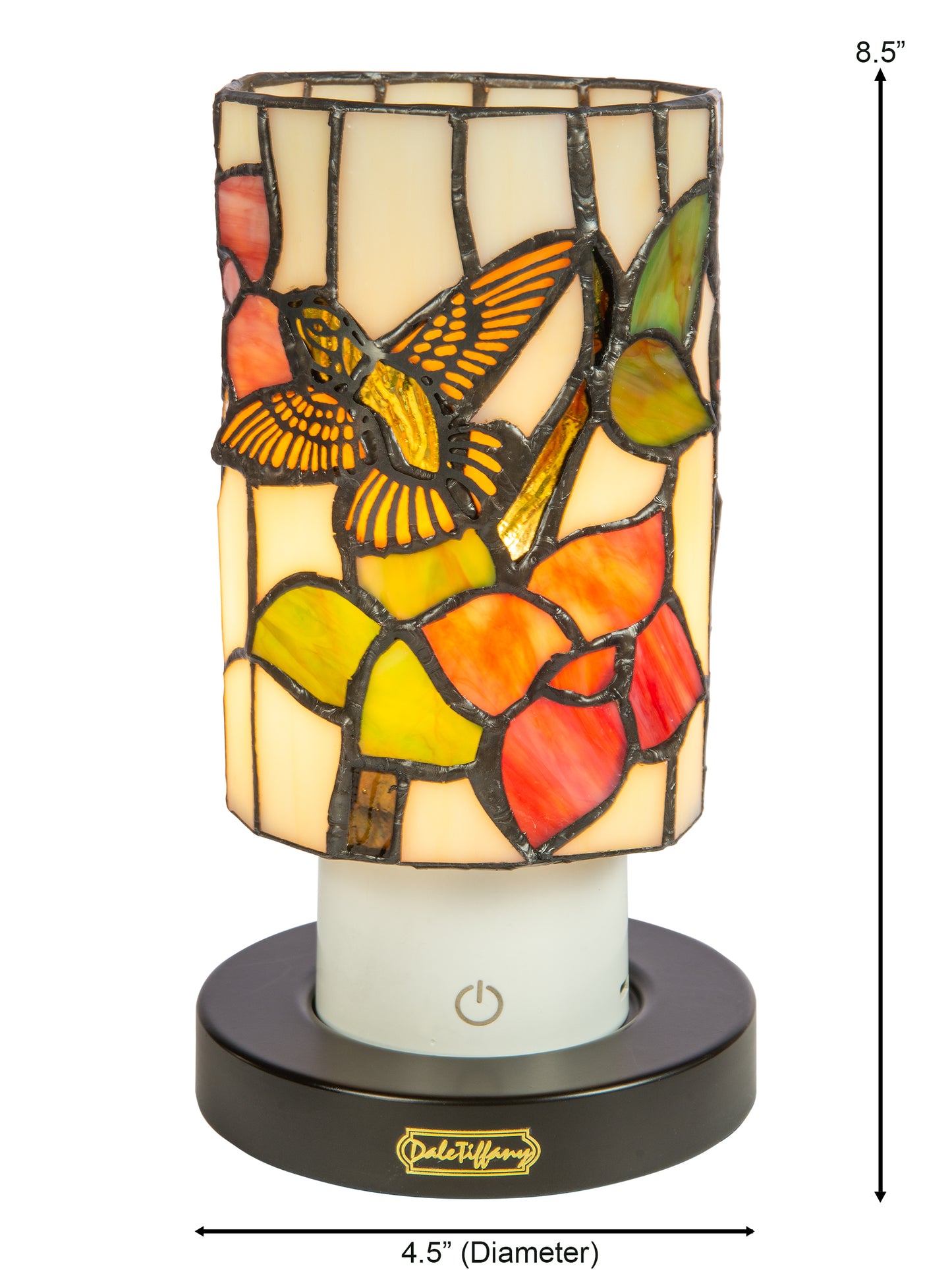 Calliope Hummingbird Cordless Rechargeable Tiffany Accent Lamp