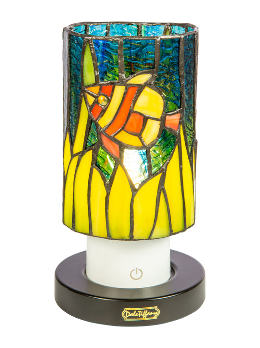 Royal Angelfish Cordless Rechargeable Tiffany Accent Lamp