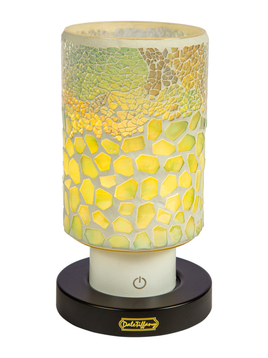 Alps Green Uplight Cordless Rechargeable Mosaic Accent Lamp