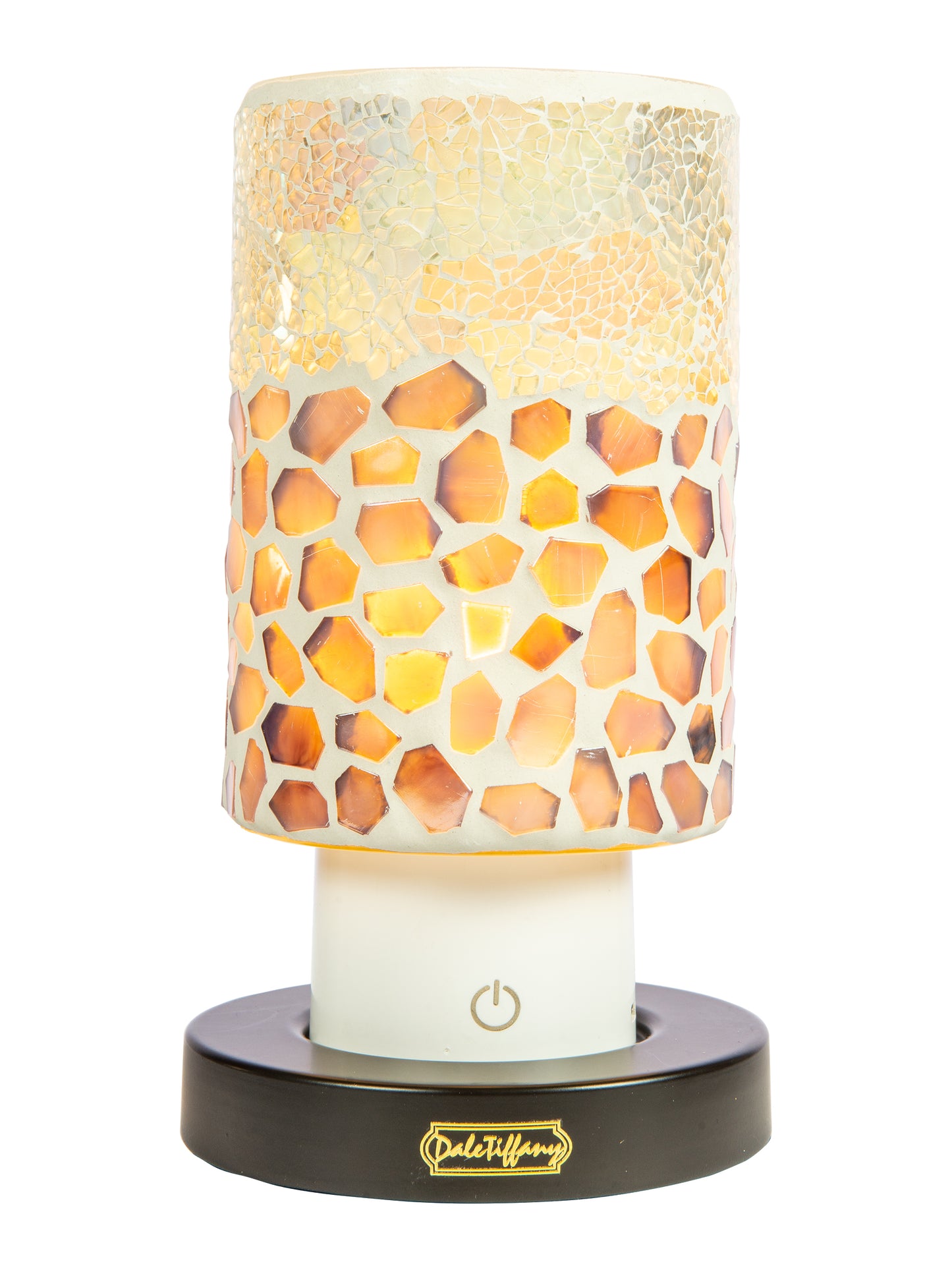 Alps Purple Uplight Cordless Rechargeable Mosaic Accent Lamp