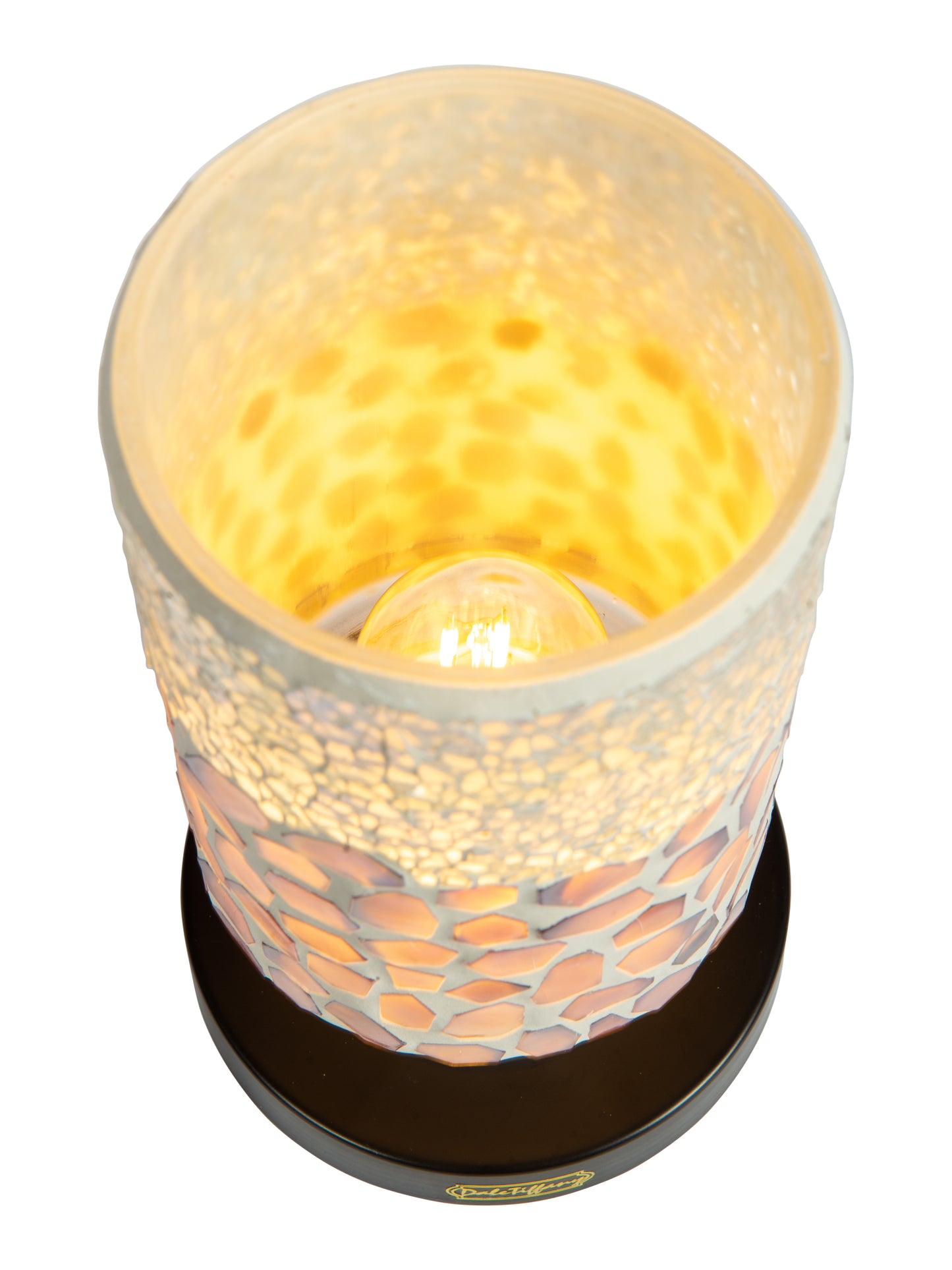 Alps Purple Uplight Cordless Rechargeable Mosaic Accent Lamp