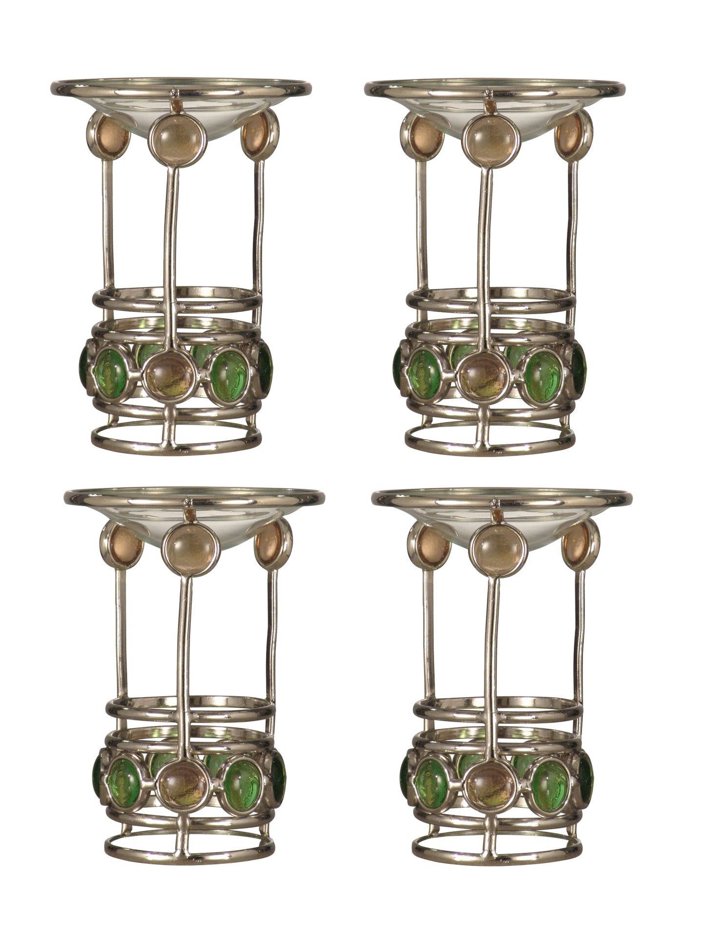 4-Piece Pietro Jewel Candle Warmer