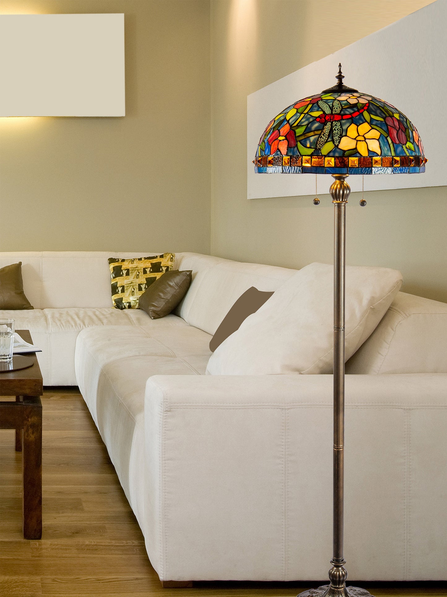 Josef Tiffany Floor Lamp