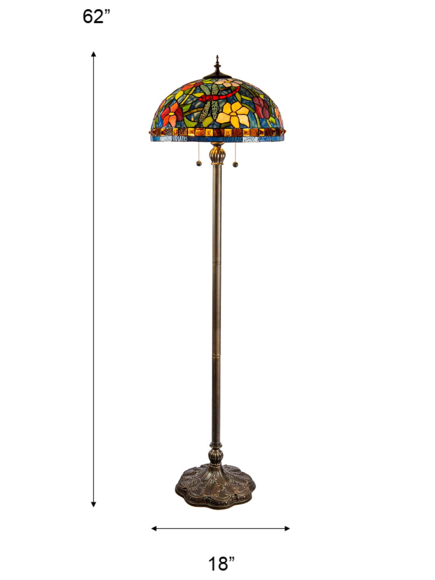 Josef Tiffany Floor Lamp
