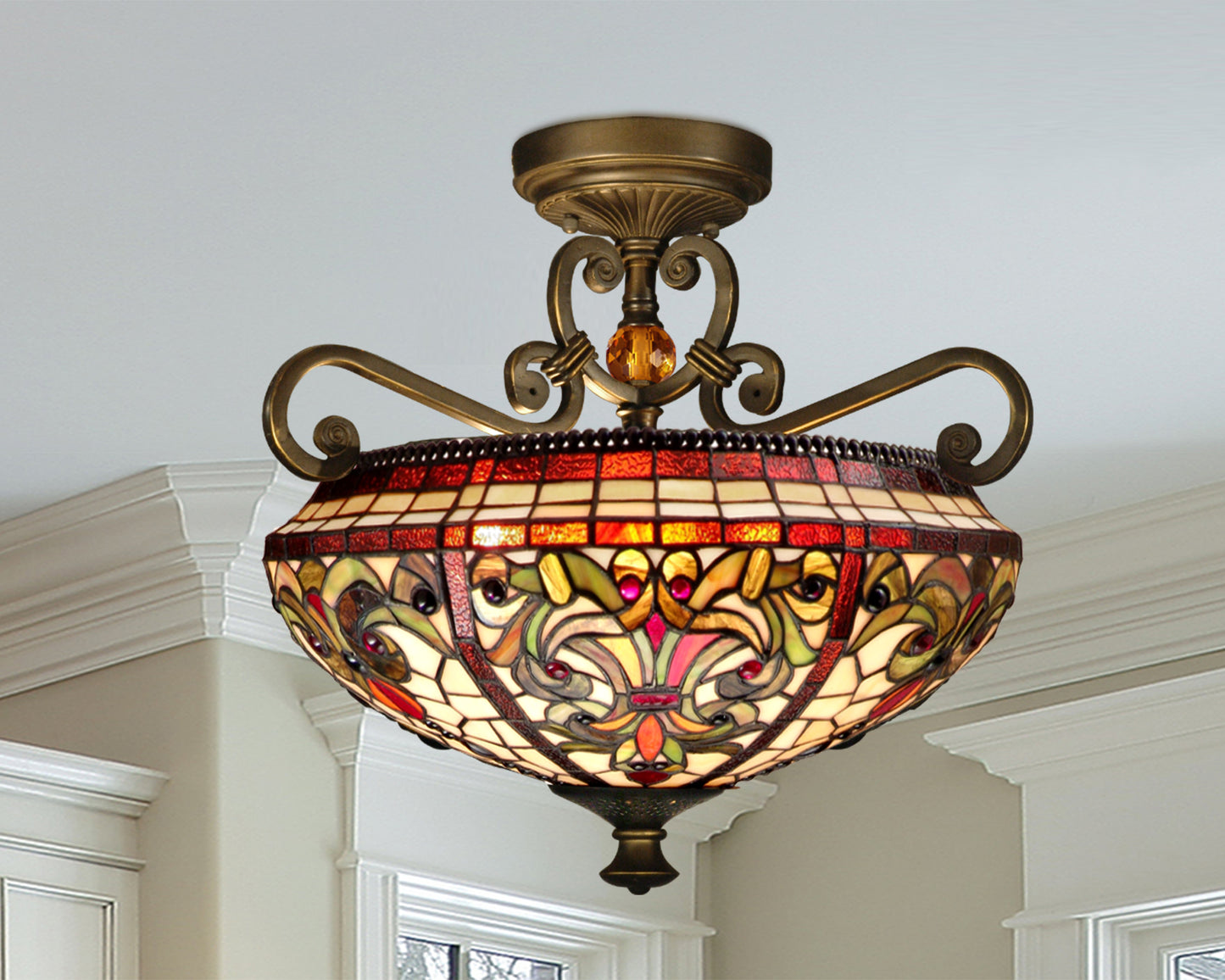 Baroque Semi Flush Mount