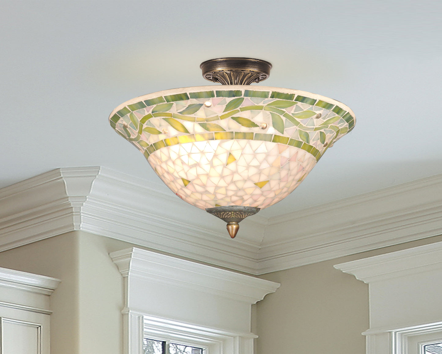 Cadena Mosaic Flush Mount