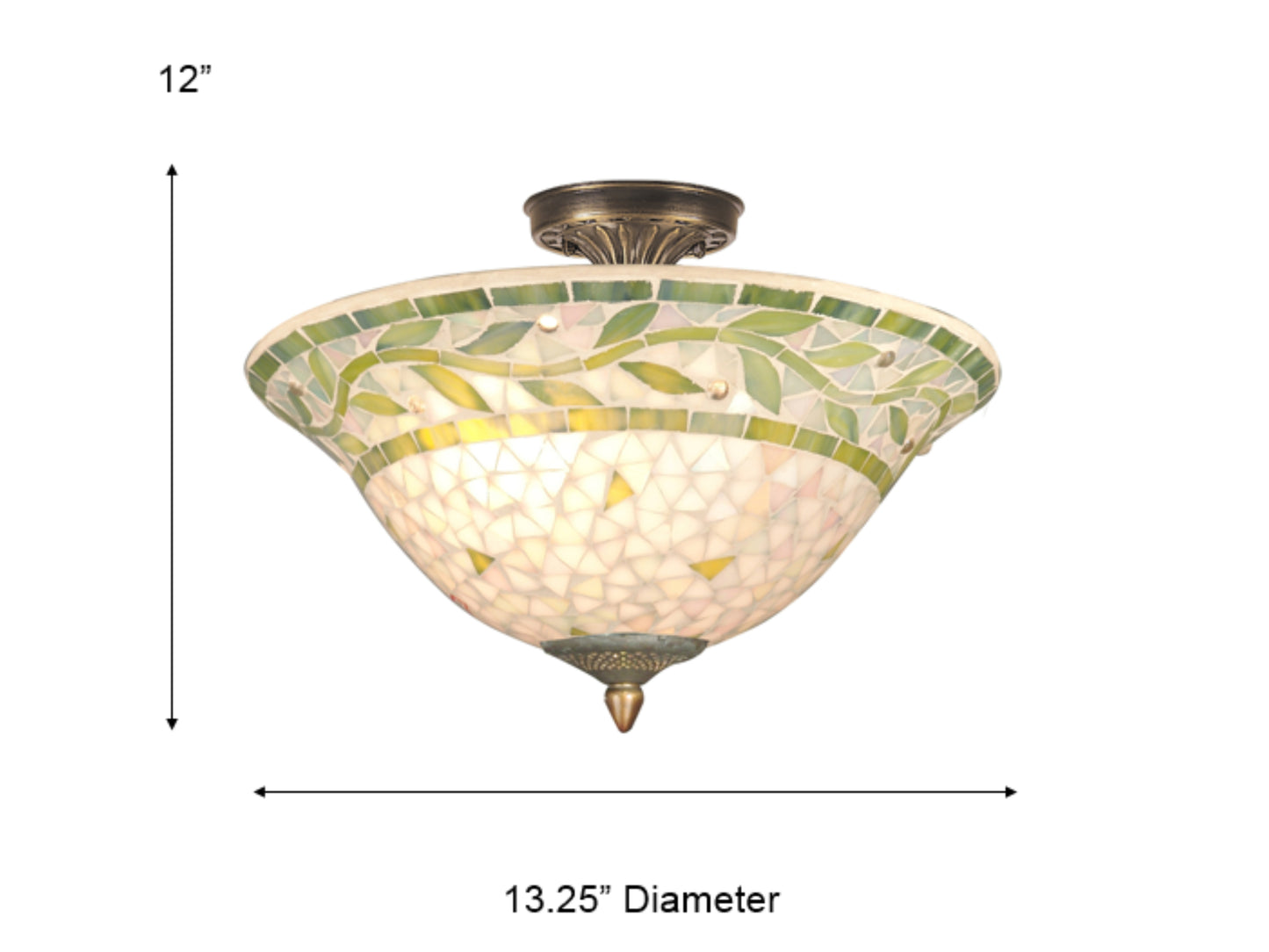 Cadena Mosaic Flush Mount