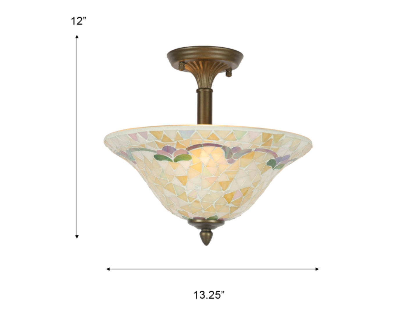 Johana Mosaic Flush Mount
