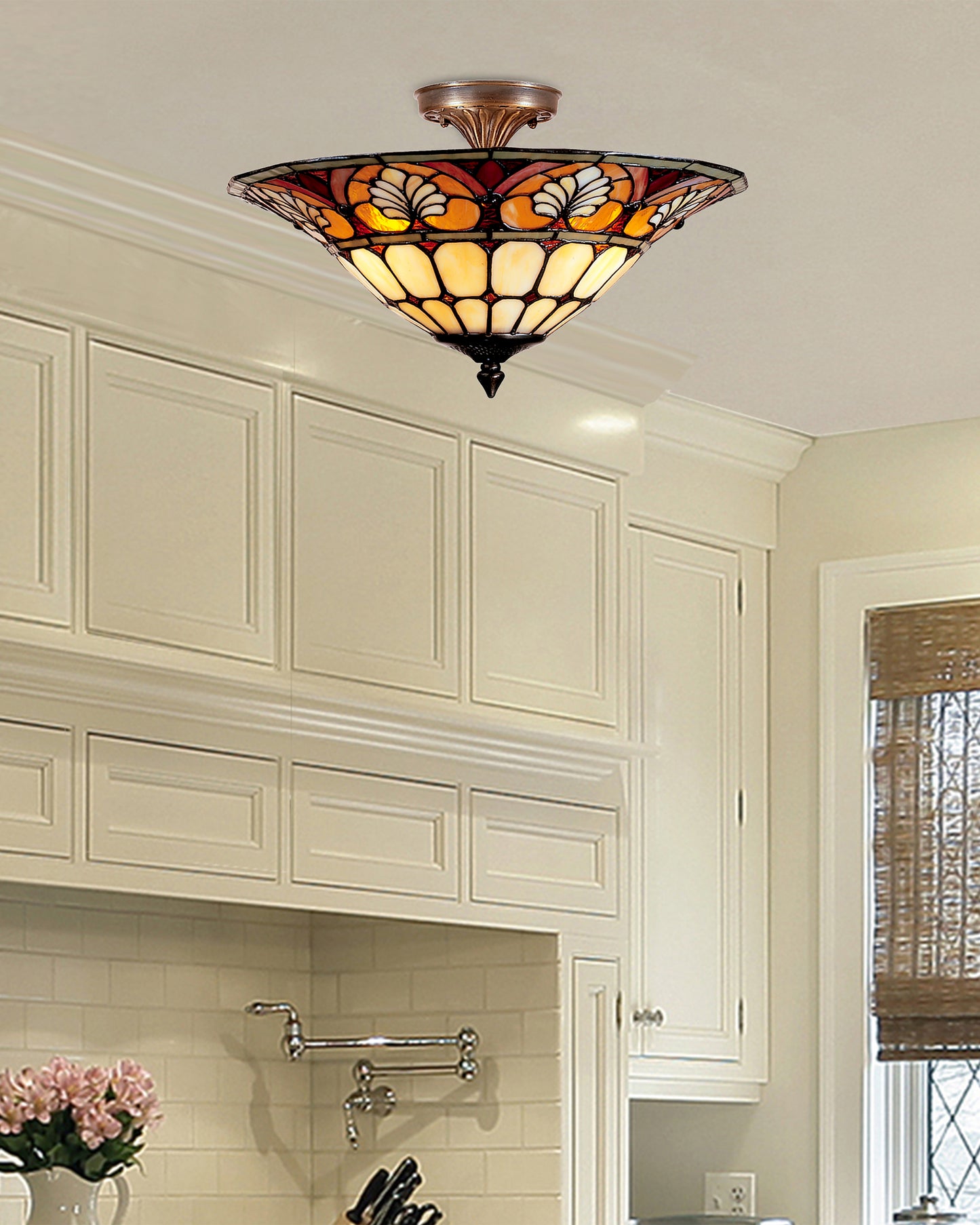Dylan Tiffany Flush Mount
