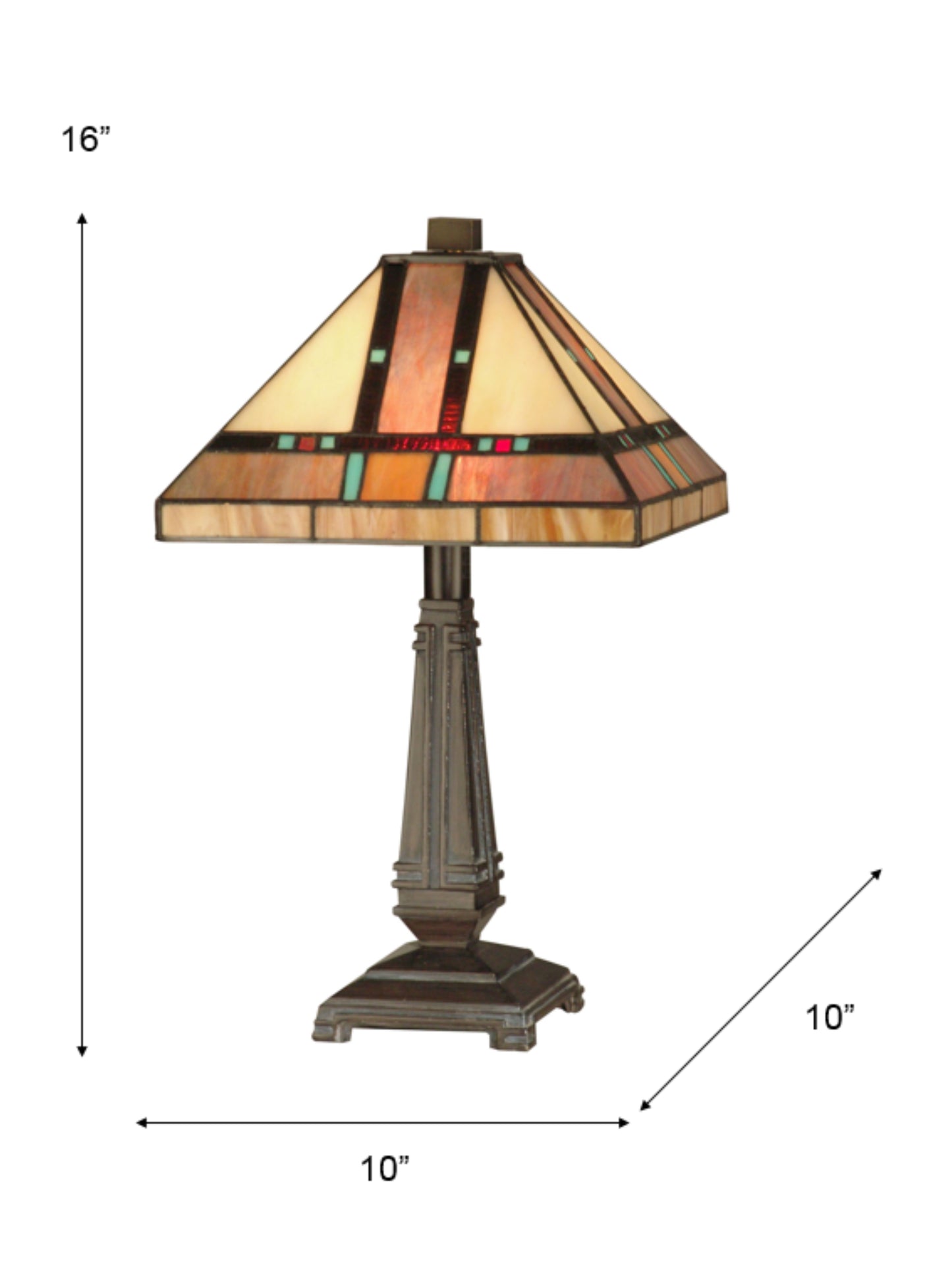 Hyde Park Mission Tiffany Table Lamp