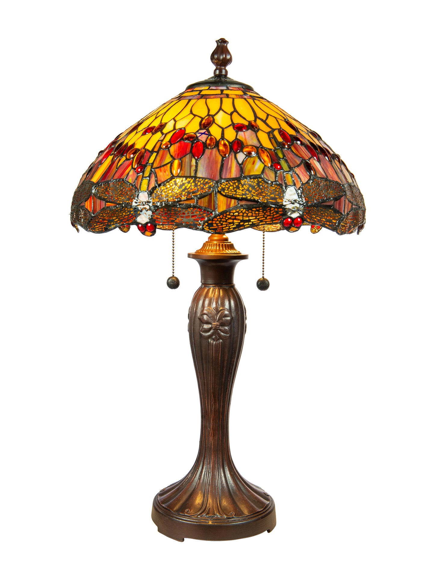 Reves Dragonfly Tiffany Table Lamp