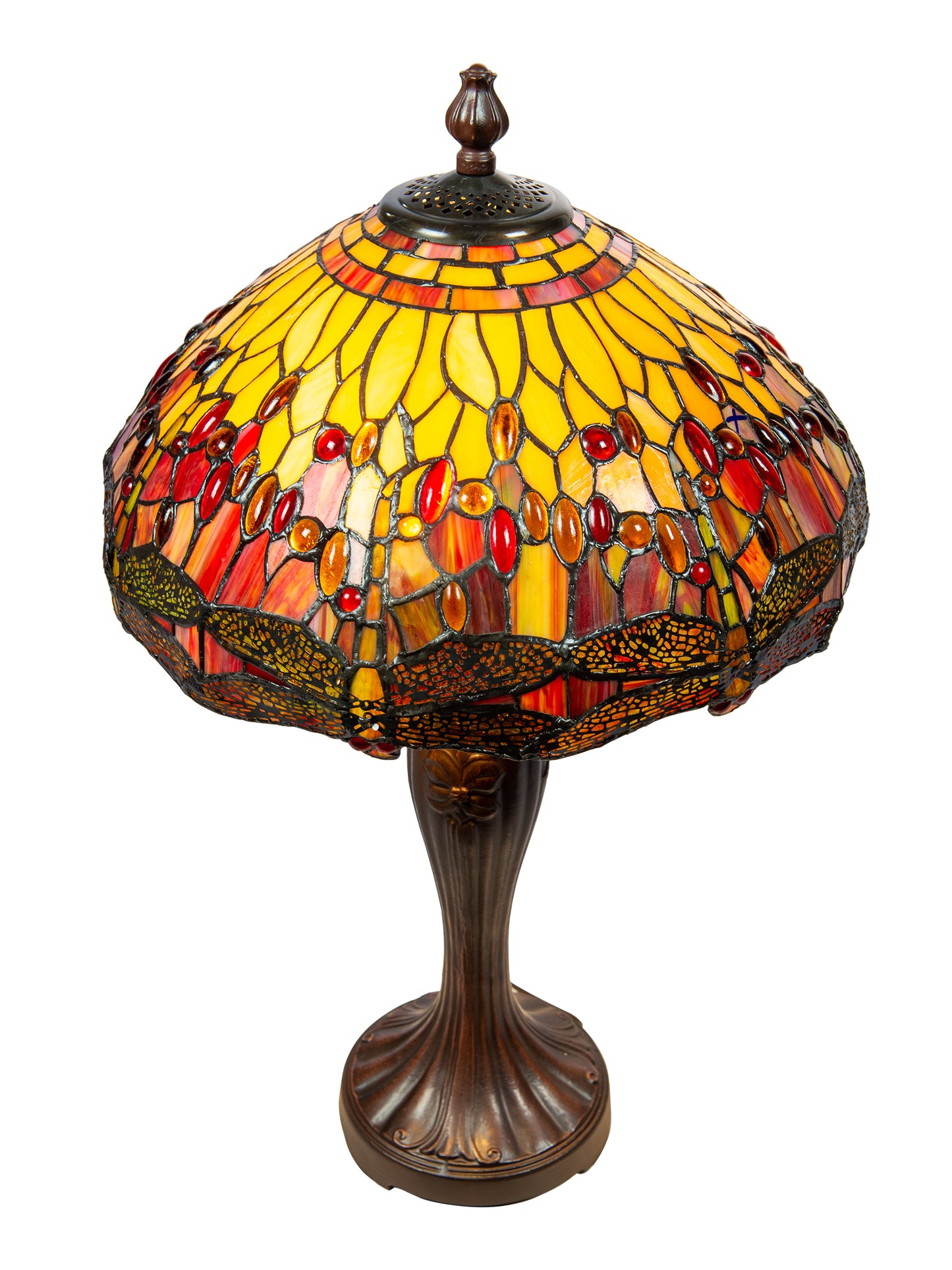 Reves Dragonfly Tiffany Table Lamp