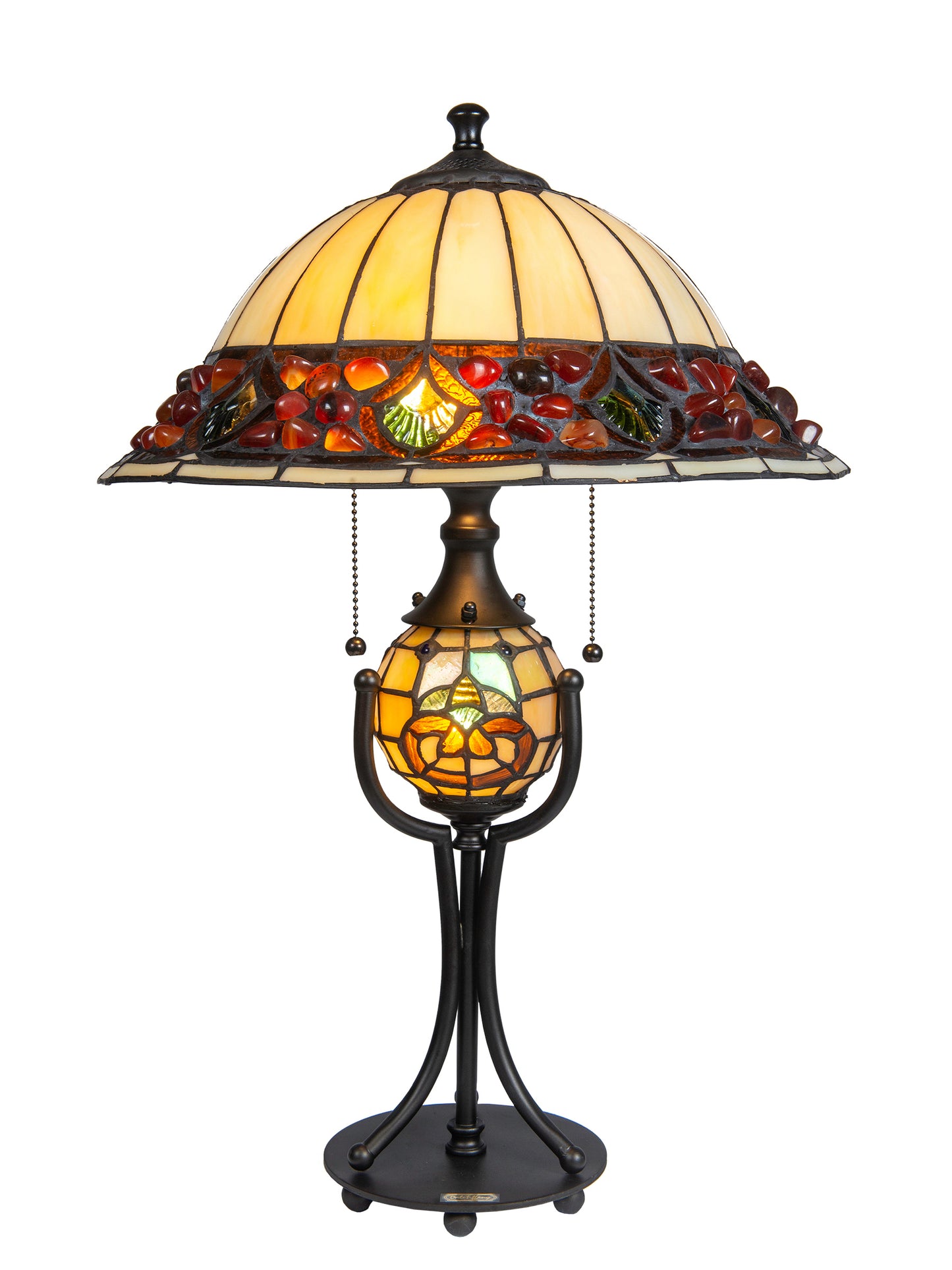 Chiara Tiffany Table Lamp with Night Light