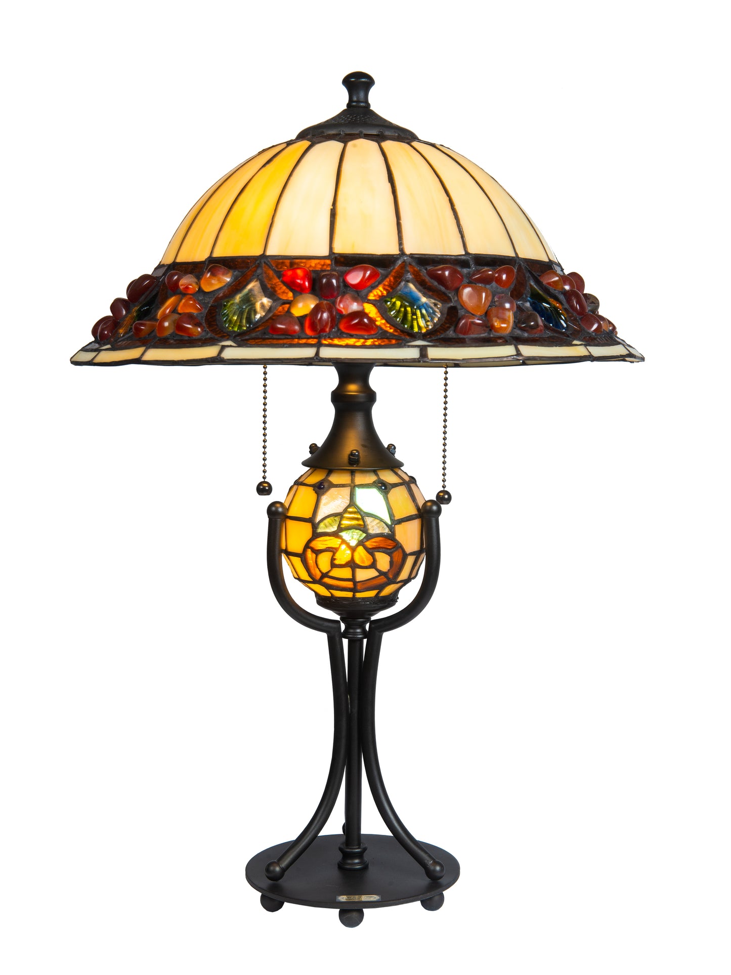 Chiara Tiffany Table Lamp with Night Light