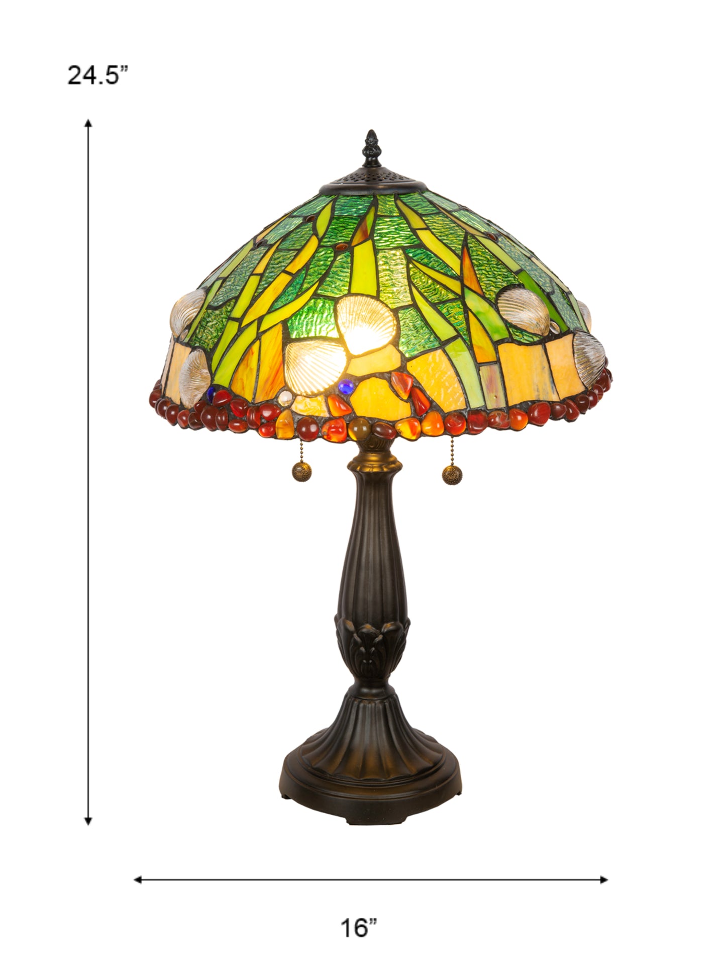 Coral Sea Tiffany Table Lamp