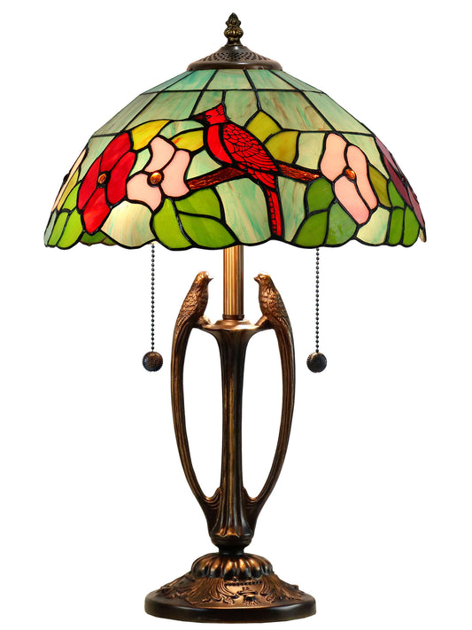 Benezia Birds Tiffany Table Lamp