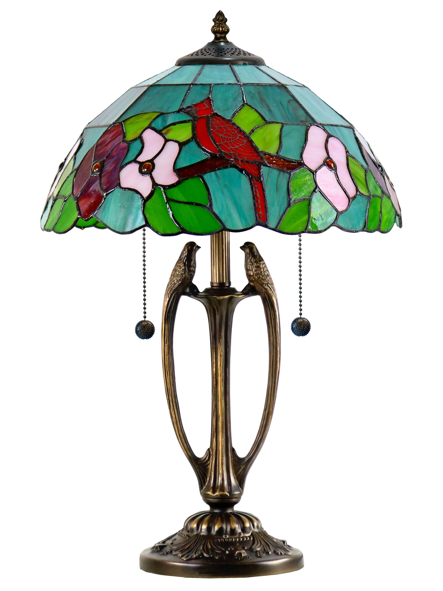 Benezia Birds Tiffany Table Lamp
