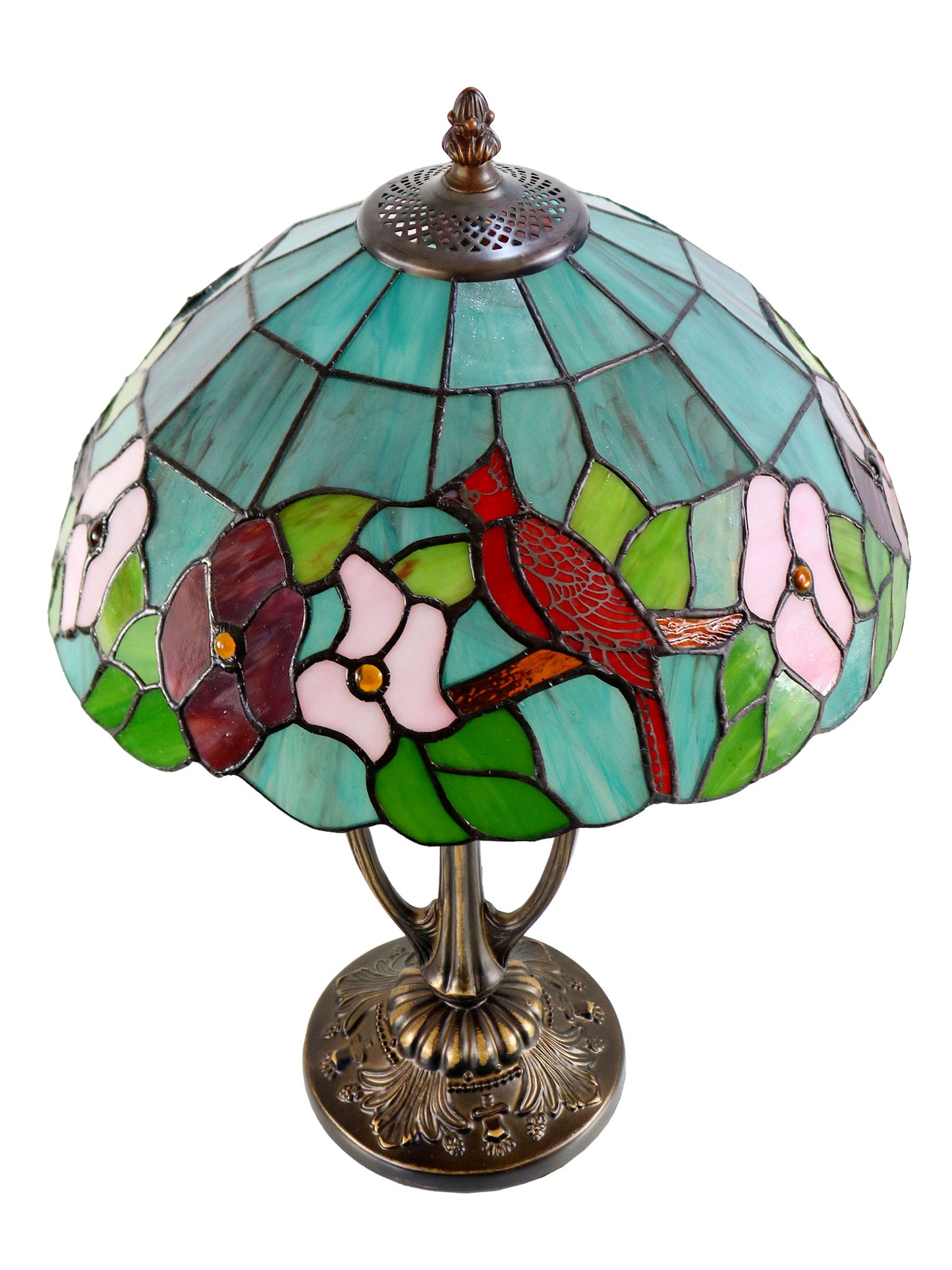Benezia Birds Tiffany Table Lamp