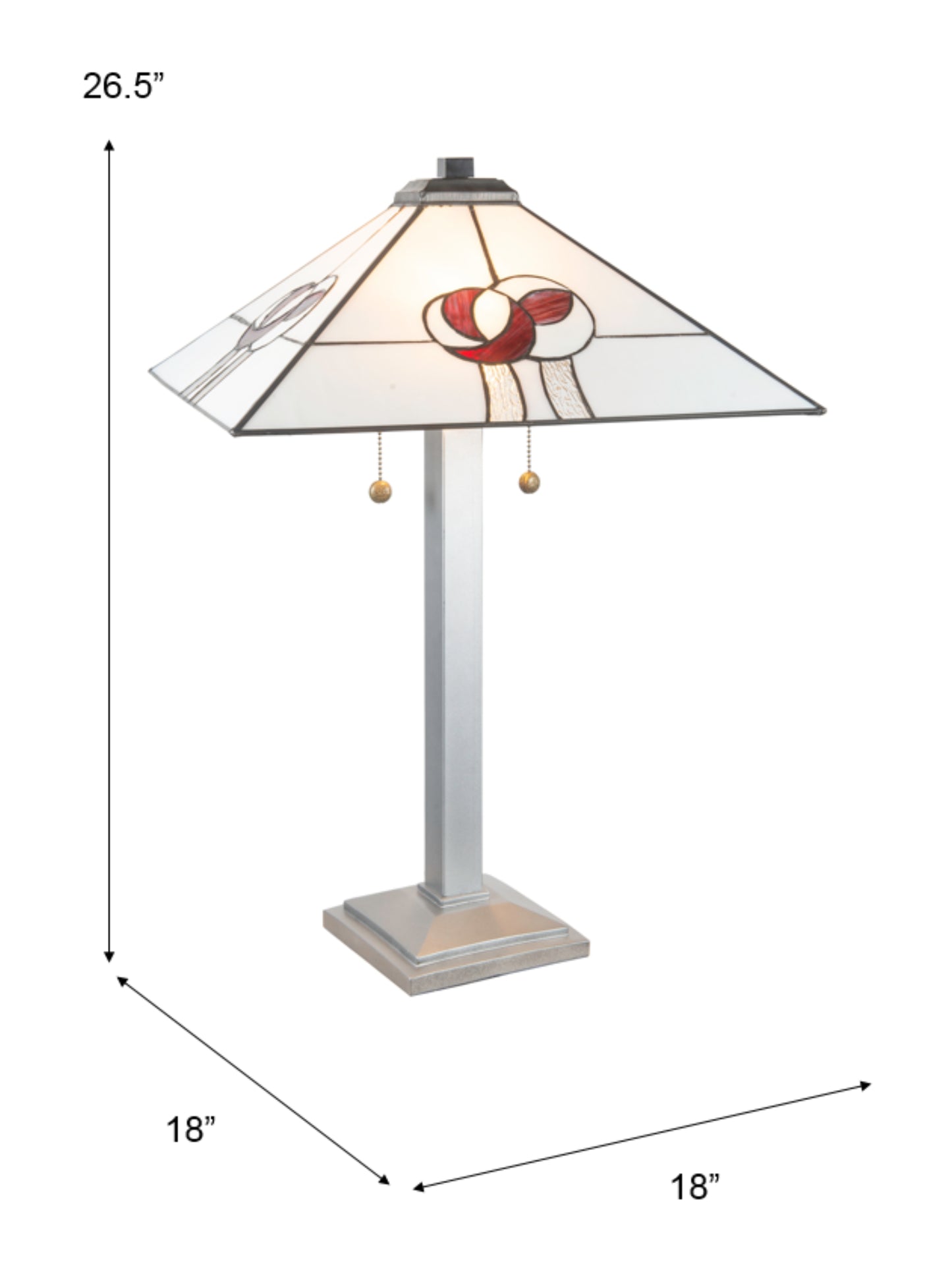 Mack Rose Tiffany Table Lamp