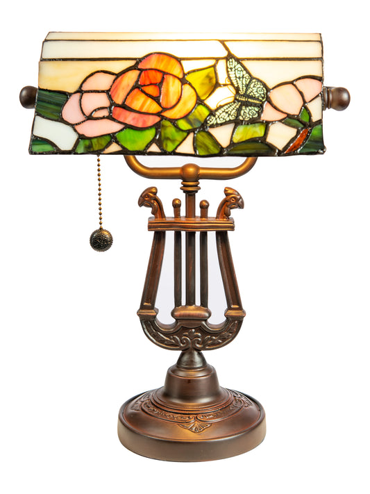 Broadview Tiffany Bank Accent Desk Lamp