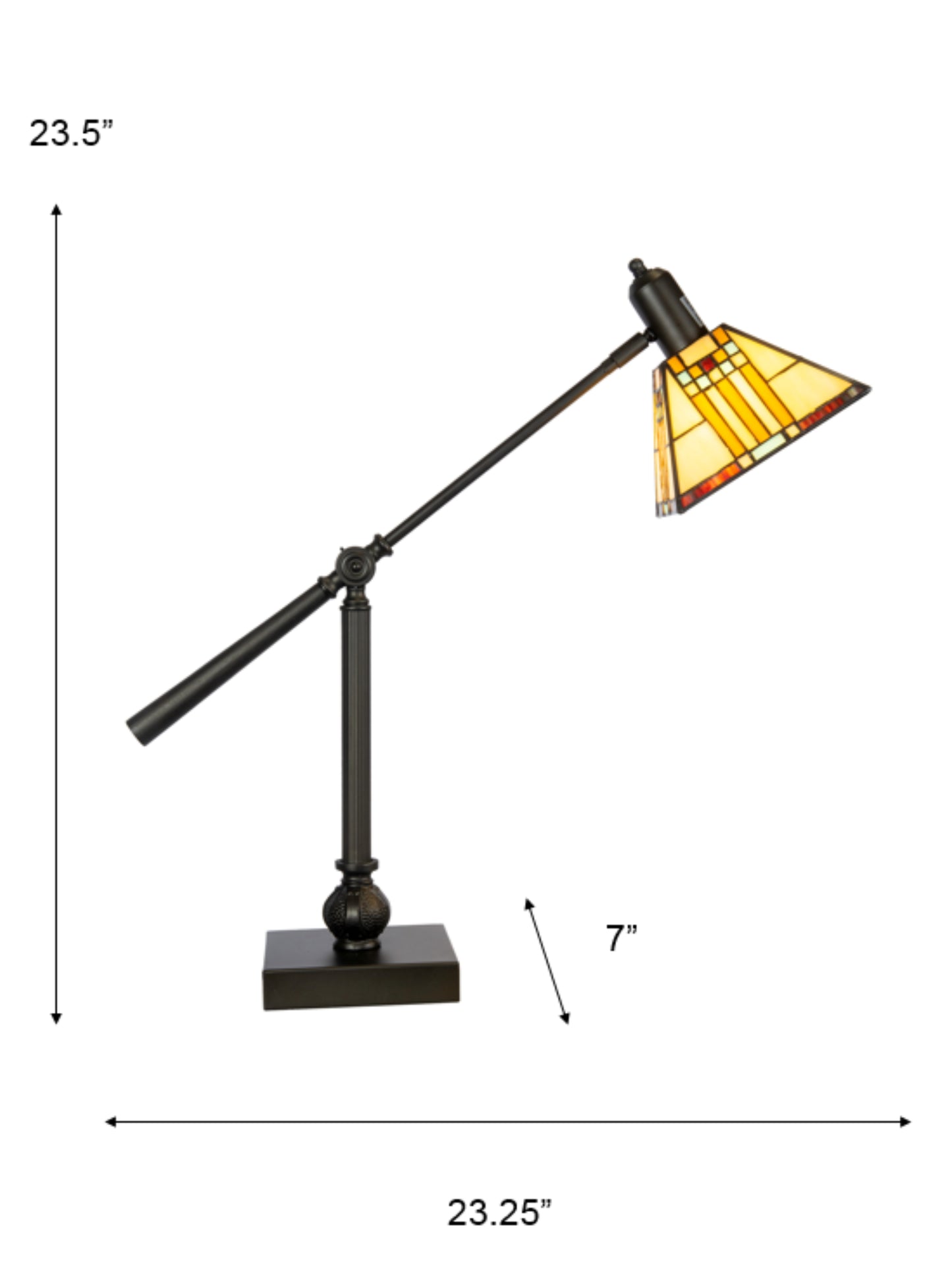 Bank Mission Tiffany Table Lamp