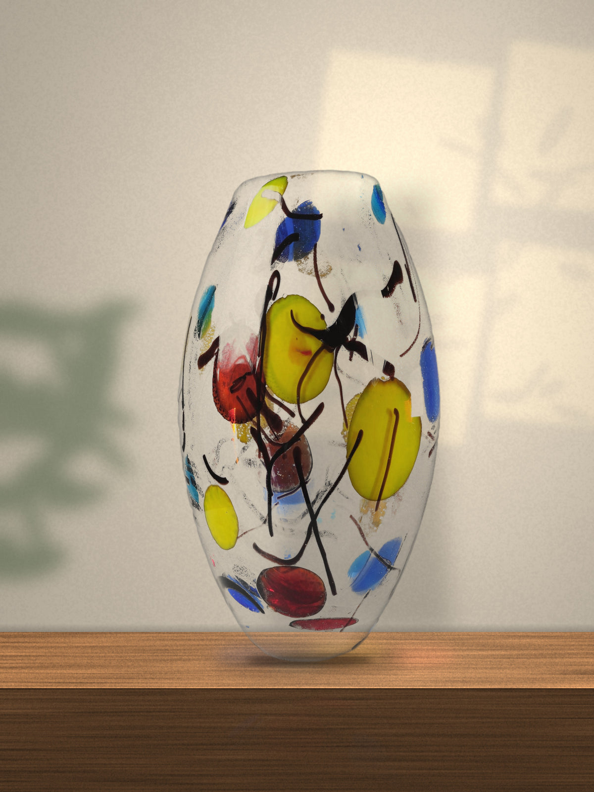 Dale Tiffany Lesley Hand Blown Art Glass Vase