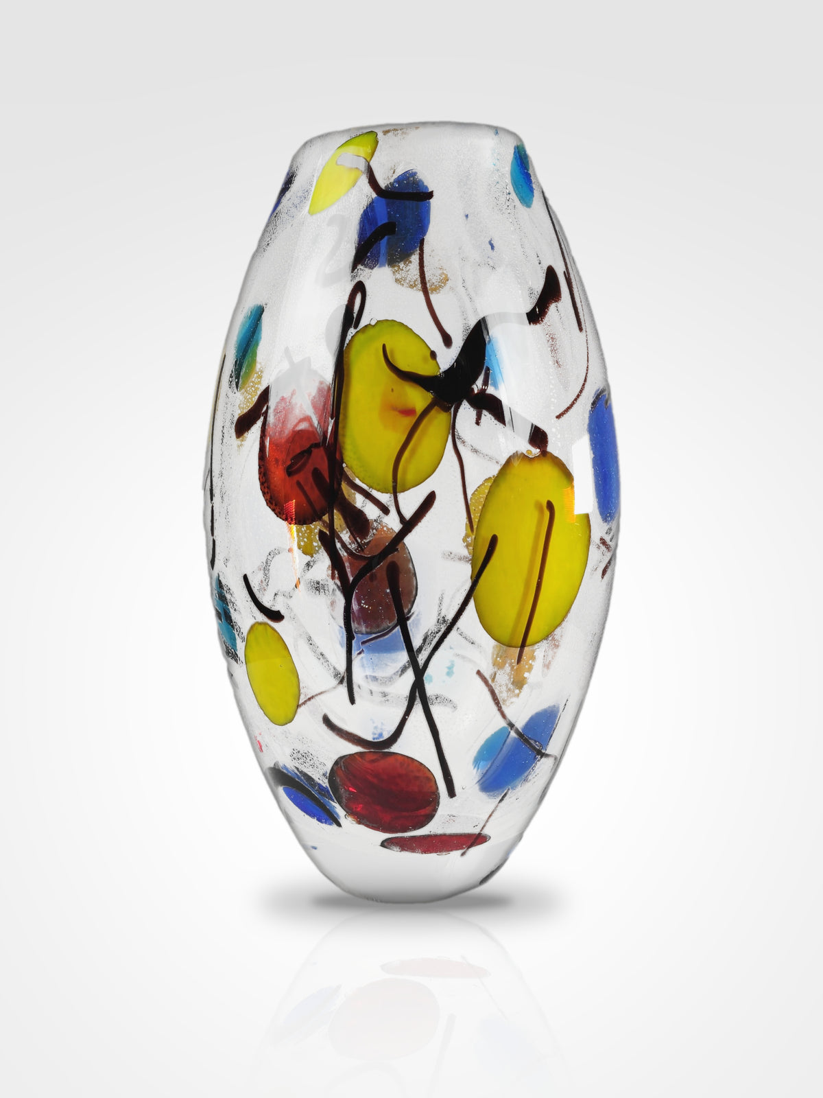 Dale Tiffany Lesley Hand Blown Art Glass Vase