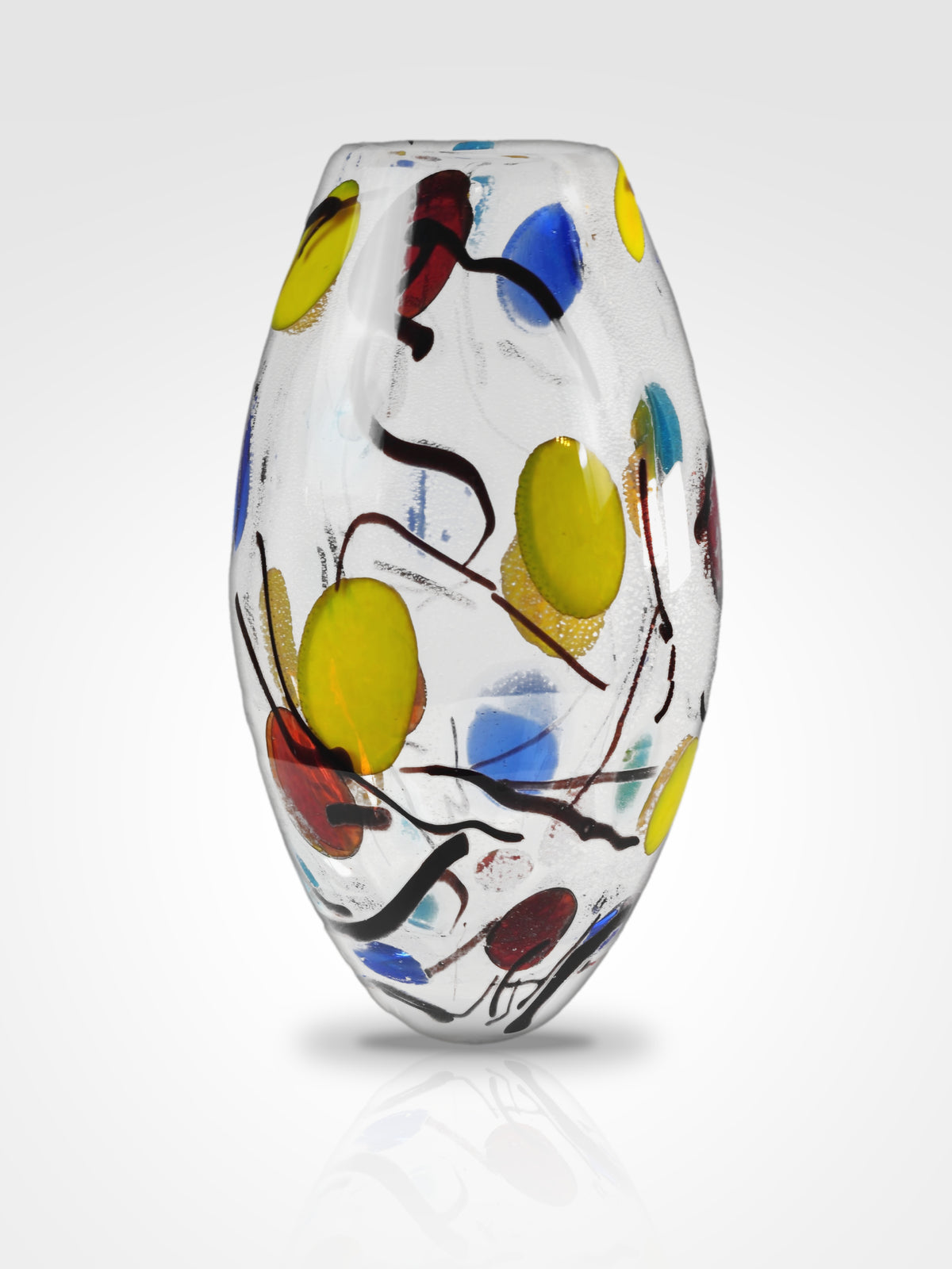 Dale Tiffany Lesley Hand Blown Art Glass Vase
