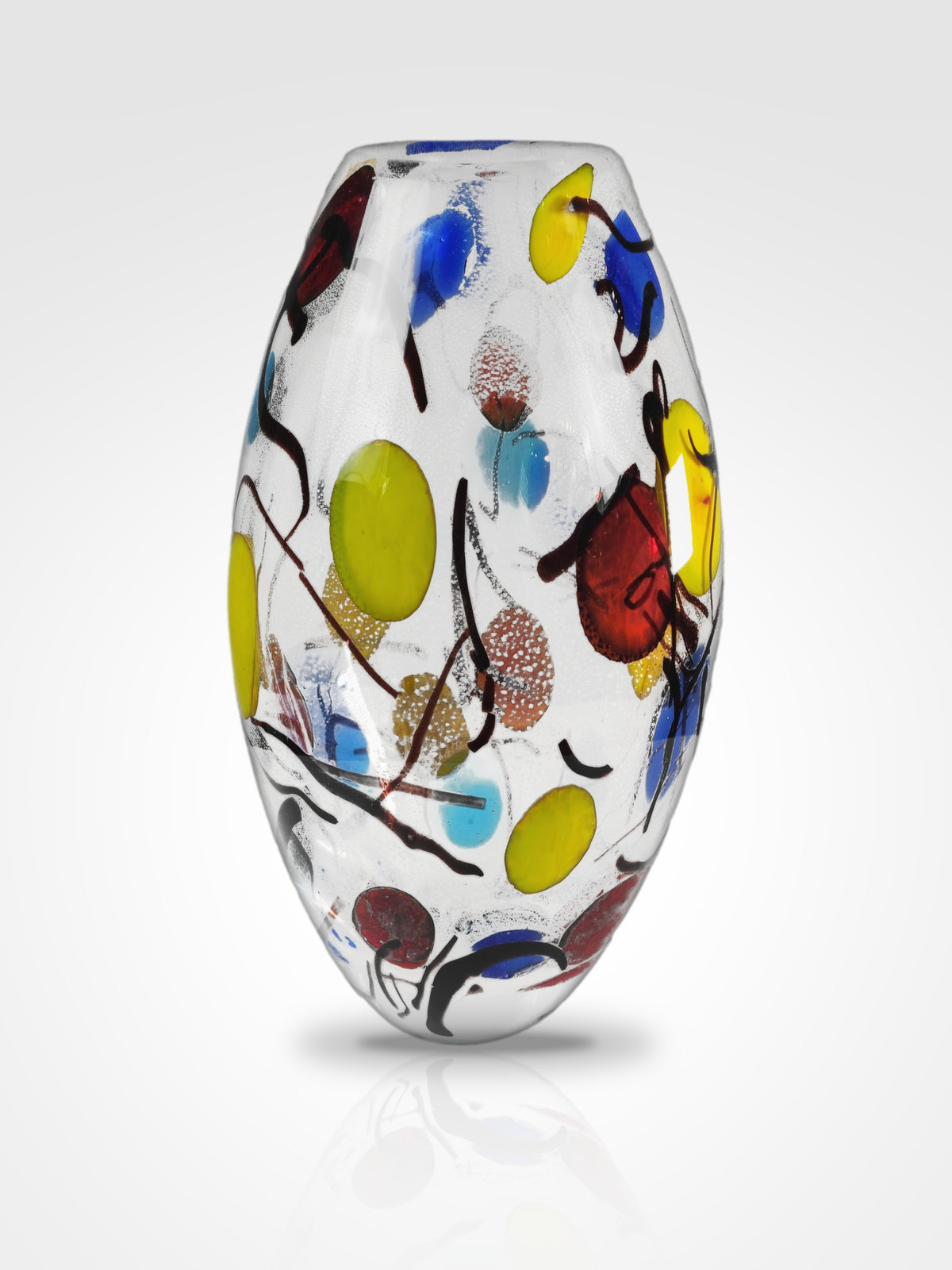 Dale Tiffany Lesley Hand Blown Art Glass Vase